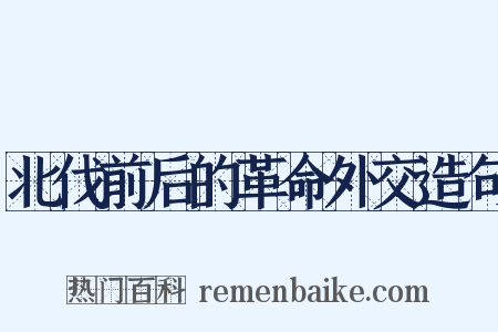 北伐前后的革命外交造句是什么意思的图片